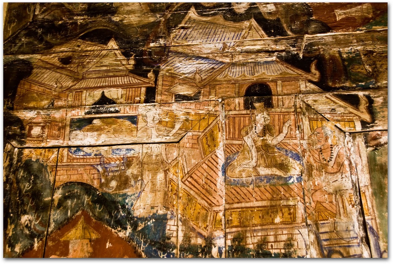 Mural at Wat Phra That Lampang Luang