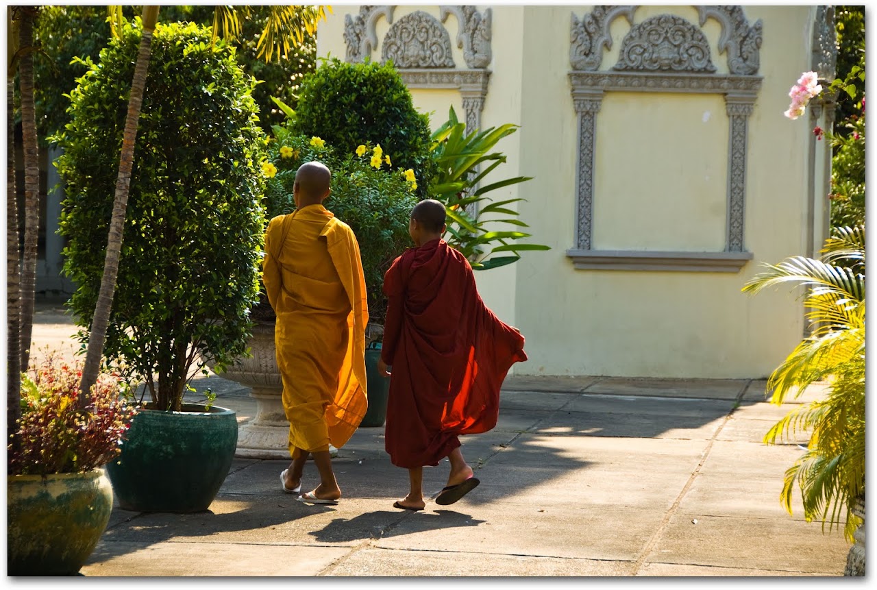 Monks in Cambodia