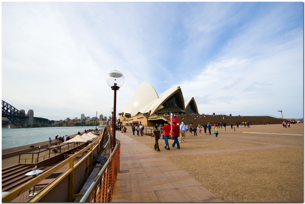 Opera house by foot
