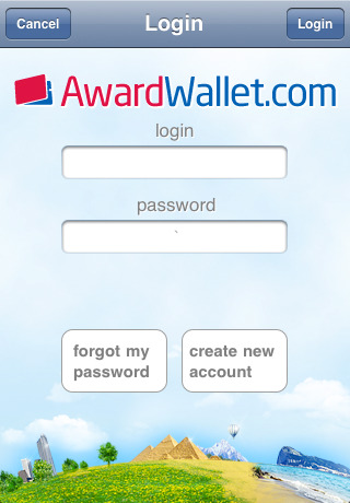 Award Wallet mobile