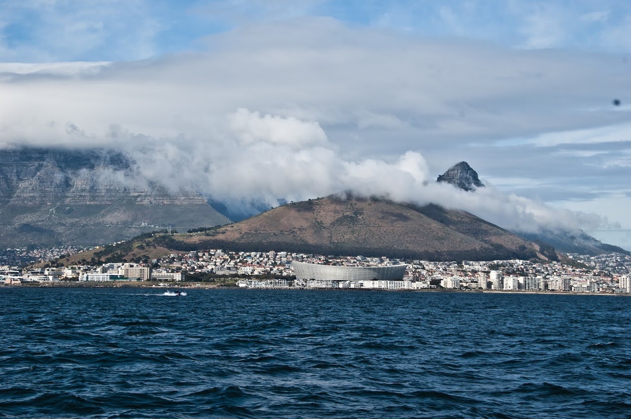 View of Cape Town from Robben Island