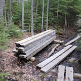 extra lumber for trail maitenance