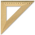 Hi-res wooden ruler with path