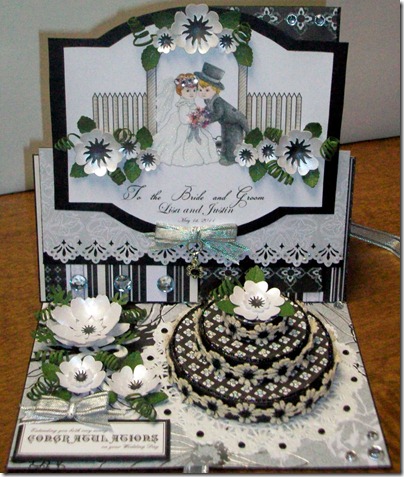 Wedding Cake Easel Card