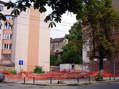 sofia demolished old buidings sites
