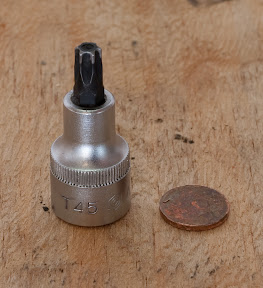 T45 Torx socket (Lobro joint bolts)