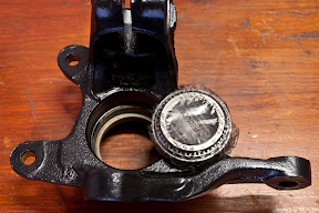 Inner bearing packed quietly with it's race