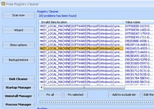 Free Registry Cleaner