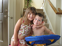 My niece Makenzie (she was 6 in 2008) and my nephew Andrew (he was 4 in 2008). They live in Kansas.