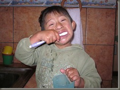 Joel brushes his teeth 004