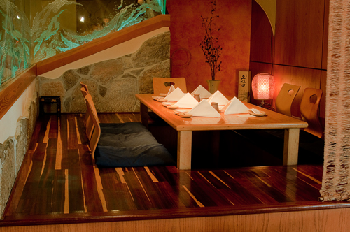 Another view of our tatami room that accommodates six to ten people.
