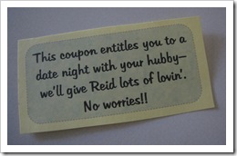 date night coupon from Kellie