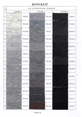 T/C : 35% COTTON + 65% POLYESTER
