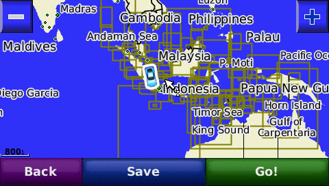 Bluechart Pacific 8.5 on Nuvi 760 Bluechart Pacific 8.5 on Nuvi 760