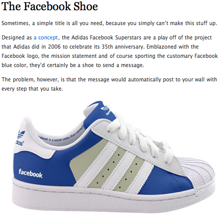 Facebook adidas