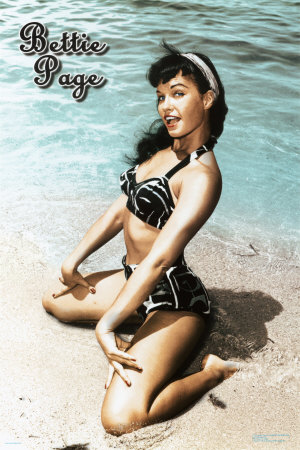 RP522~Bettie-Page-In-the-Sand-Posters.jpg