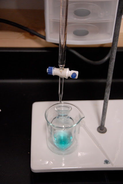 Titration endpoint is reached