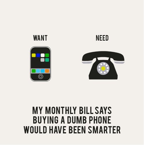 必要か欲かを明確に(NEED TO WANT LESS: COMMUNICATION)