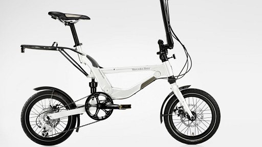 new ベンツ。[ Mercedes Benz folding bike ]