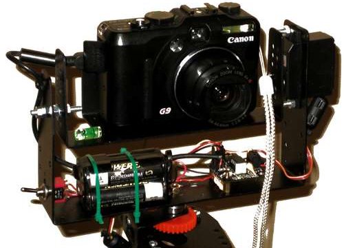 ギガパノラマ撮影用ロボット雲台の作り方[ Camera Panorama robot head ]