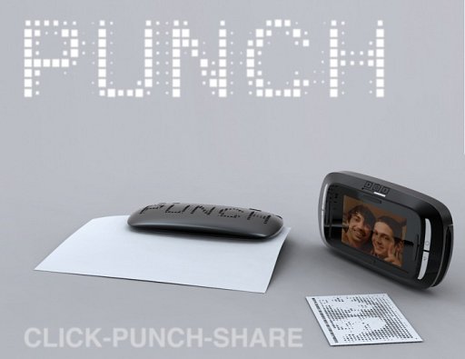 パンチングイメージカード(punch camera)