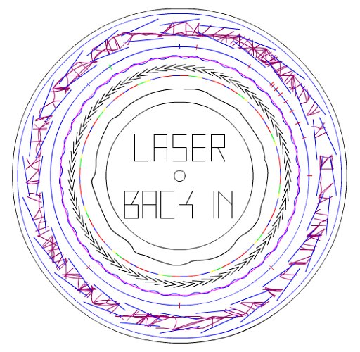 レーザーレコード(Laser cut phono record) + monogocoro