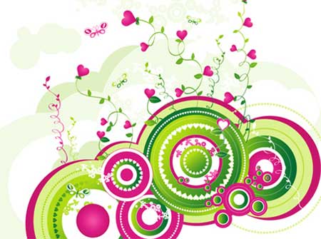 Wallpaper on Vectores De Flores Tallos Plantas Y Rosas Tutor Grafico