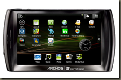 Archos with 5 Android Tablet