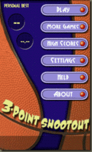 Android Games : 3-Point Shootout