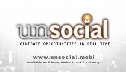Unsocial app Unlike FourSqure