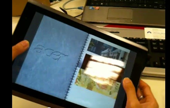 Acer tablet leaked the videos