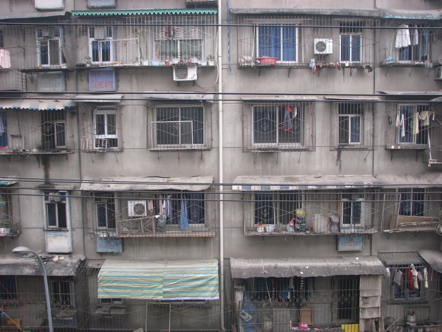 La vue depuis notre chambre. La vue depuis notre chambre.
