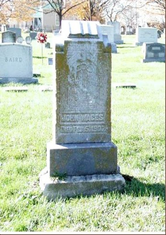 John Wages headstone