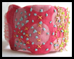 Pink Percussion Cuff Bracelet