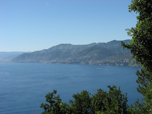 the coast stretching toward Genoa