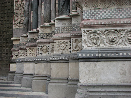 detail from Genoas cathedral San Lorenzo