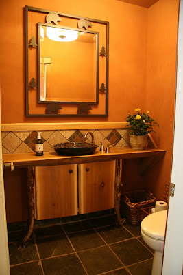 Another bathroom renovation with custom cabinetry.
