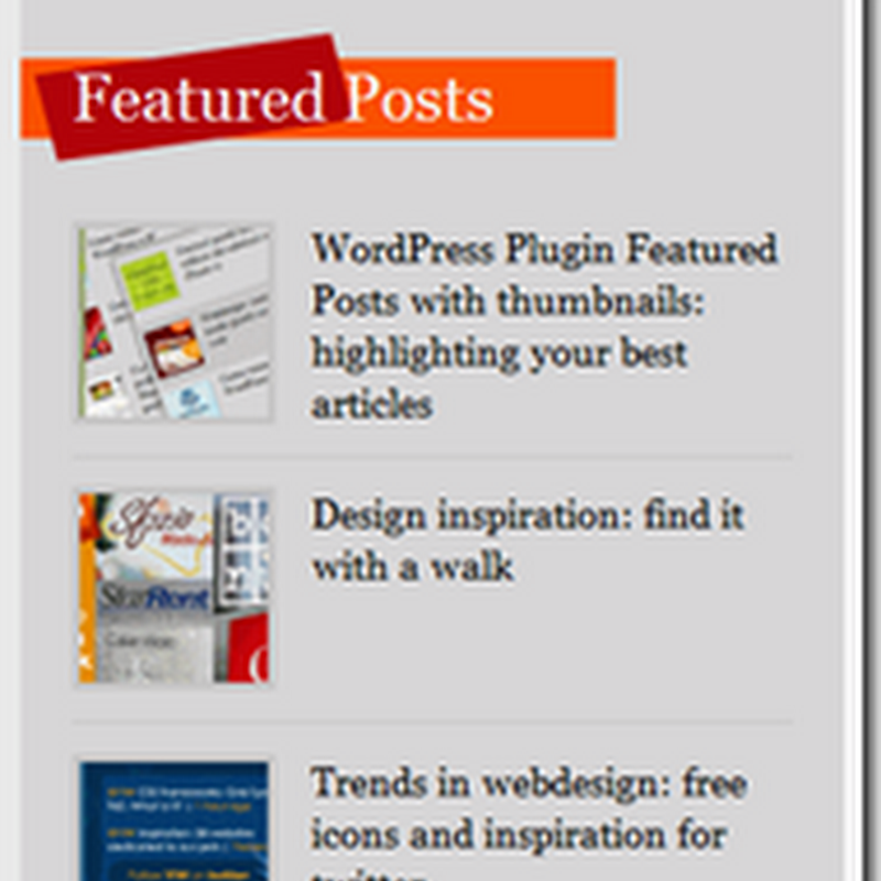 Tạo Featured Post – Bài viết nổi bật cho Blogger