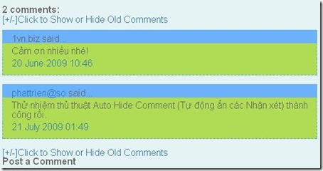 Auto Hide Comment (after)