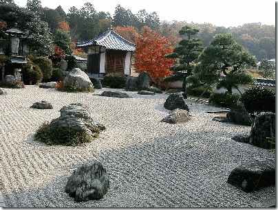 jardin zen sable