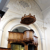  &ndash; A close up of the lecturn in St. Peterskirche