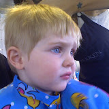 David's first haircut! &ndash; 05-Jul-2008
