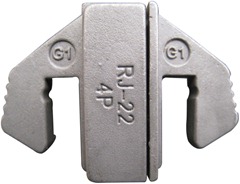 HJ12IA-G1 快拆式壓線鉗4P通訊端子(RJ22水晶頭)端子頭型