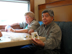 Alfredo showing his hand