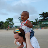  &ndash; Roo and Vicki at Lumley Beach…. © 2007 NHA Photos