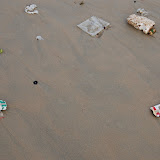  &ndash; pollution, trash on beach. They have just started a program where workers are actually picking up the garbage every other day or so. Lumley Beach…. © 2007 NHA Photos