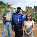  &ndash; Fr. S, the officer and Vicki (after being interrogated for taking pictures of US Embassy - oops!).