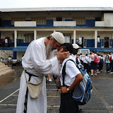  &ndash; © 2008 NHA Photos, James B. Mansaray, photographer. September 2008....Blessing of Lucy on First Day of School this Semester.