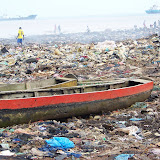  &ndash; Flood Damage: Kroo Bay cleans up after flood. …. © 2008 September NHA Media Photos, Salu Bangura, photographer.