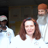  &ndash; At entrance of Clinic . …. © 2008 September NHA Media Photos, James B. Mansaray, photographer.